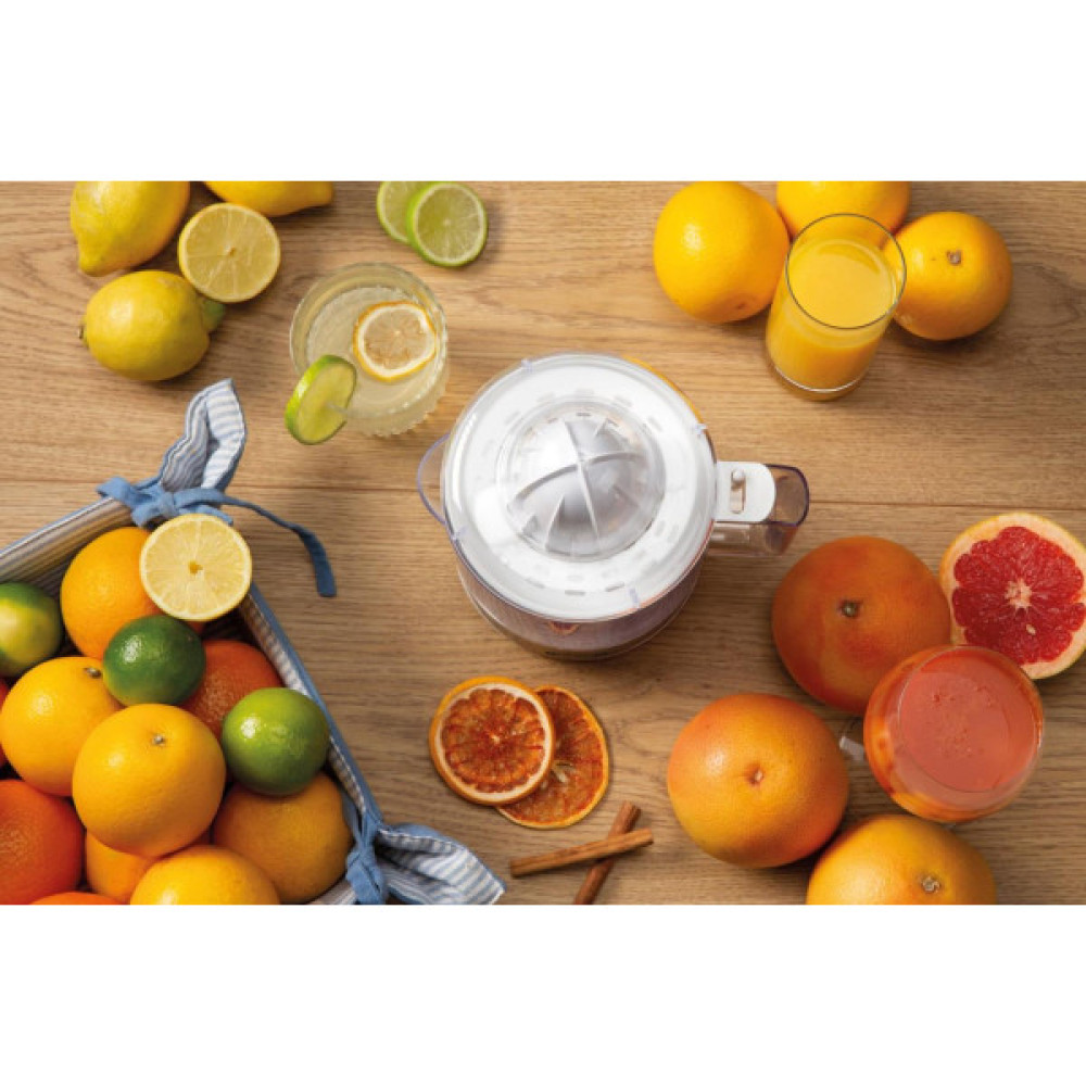 Соковитискач Gorenje цитрус-прес 30Вт, чаша-0.8л, пластик/метал, білий