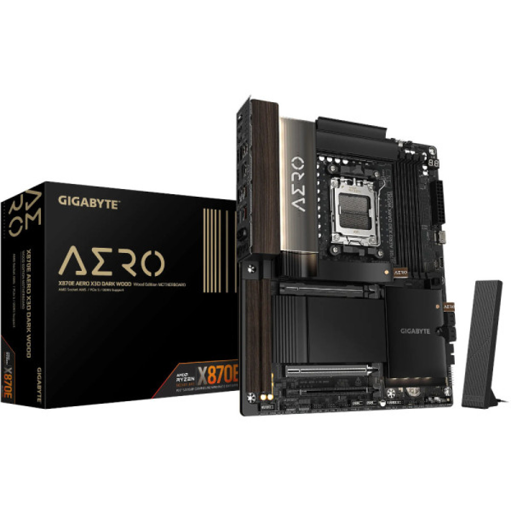 GIGABYTE X870E AERO X3D DARK WOOD