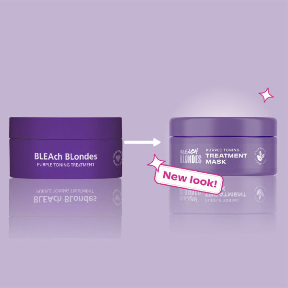 Маска для волосся Lee Stafford Bleach Blondes Purple Toning від жовтизни освітленого волосся 200 мл (5060282705814)