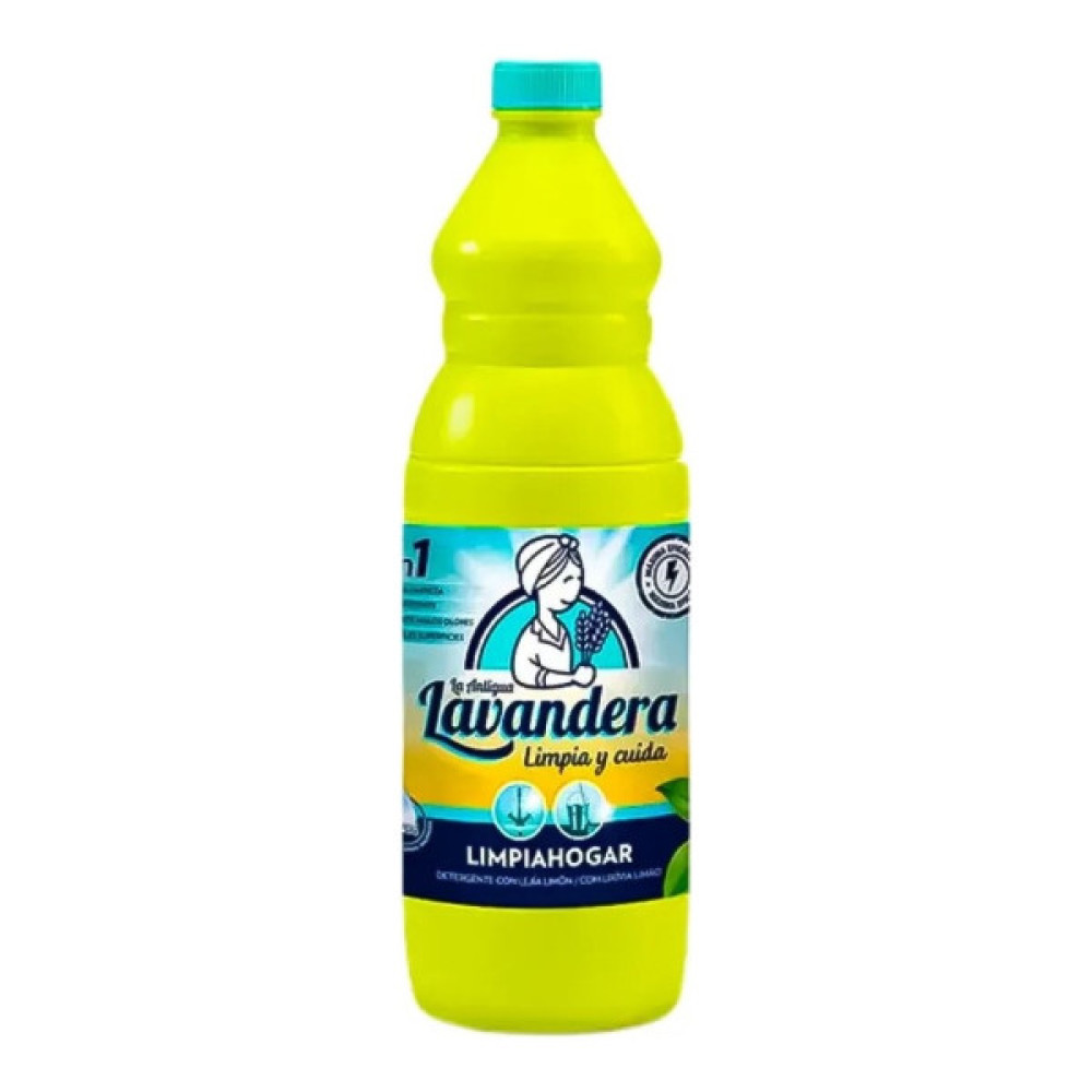 Рідина для чищення ванн La Antigua Lavandera 2 в 1 із хлором Лимон 1.5 л (8437014202052)