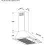 Витяжка кухонна Pyramida ACH 60 PB (800) WH Витяжка кухонна Pyramida ACH 60 PB (800) WH