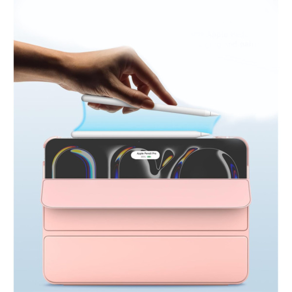Чохол до планшета BeCover Tri Fold Hard Apple iPad Pro 13" M4 2024 Pink (711732) Чохол до планшета BeCover Tri Fold Hard Apple iPad Pro 13" M4 2024 Pink (711732)