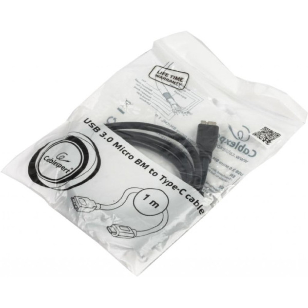 Дата кабель USB-C 3.0 to Micro B 1.0m Cablexpert (CCP-USB3-mBMCM-1M)