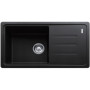 Мийка кухонна Franke Malta, фраграніт, прямокутник, з крилом, 780х435х200мм, чаша - 1, накладна, BSG 611-78, онікс