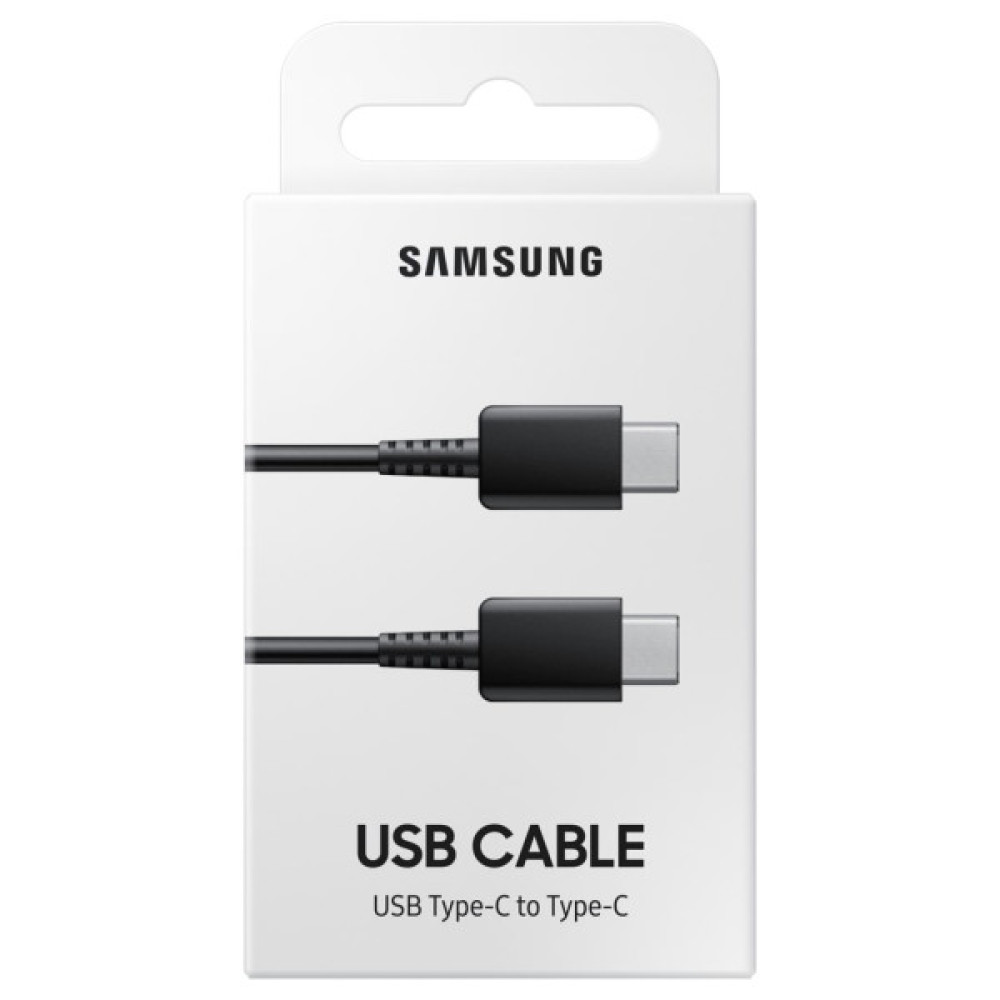 Кабель USB-C > USB-C заряджання/синхронізації Samsung 1м, Type-C, 3A, 60Вт, чорний