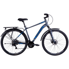 Велосипед Discovery 28" SYMBOL MAN DD рама-20" AL 2025 сіро-синій (OPS-DIS-28-000)