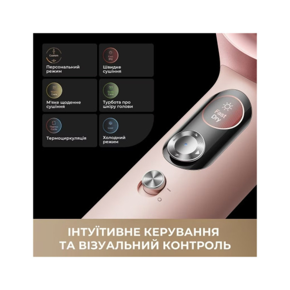 Фен MOVA Aero C Mist Pink (AMSU10-PK)