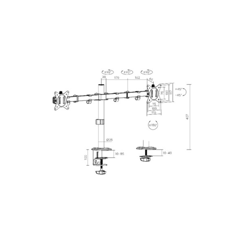 BRATECK LDT66-C024
