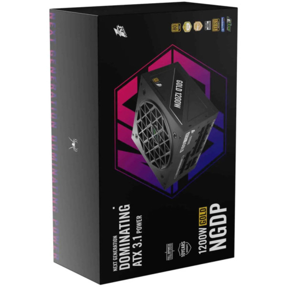 Блок живлення 1stPlayer 1200W (NGDP-GLD-1200-BK-EU)