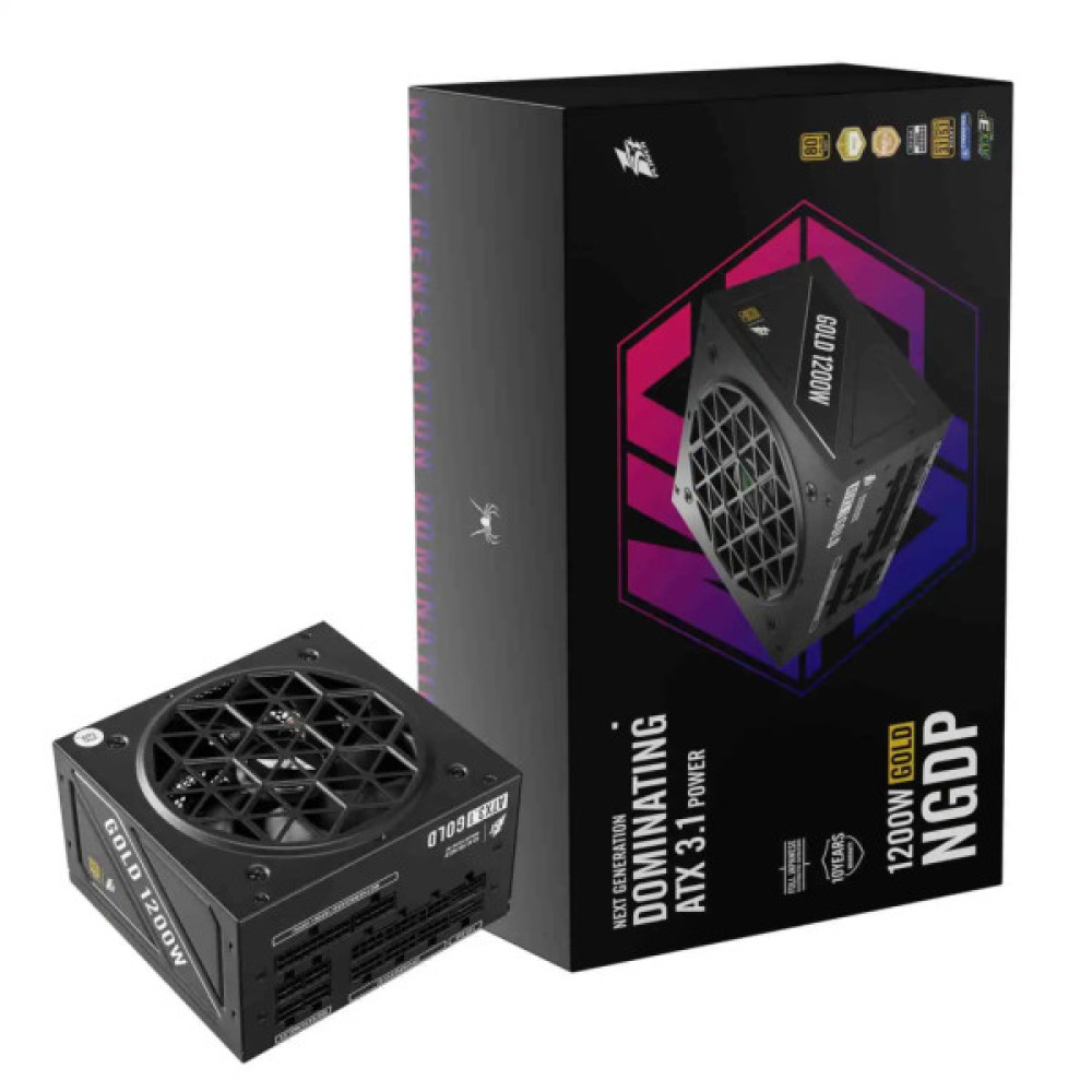 Блок живлення 1stPlayer 1200W (NGDP-GLD-1200-BK-EU)