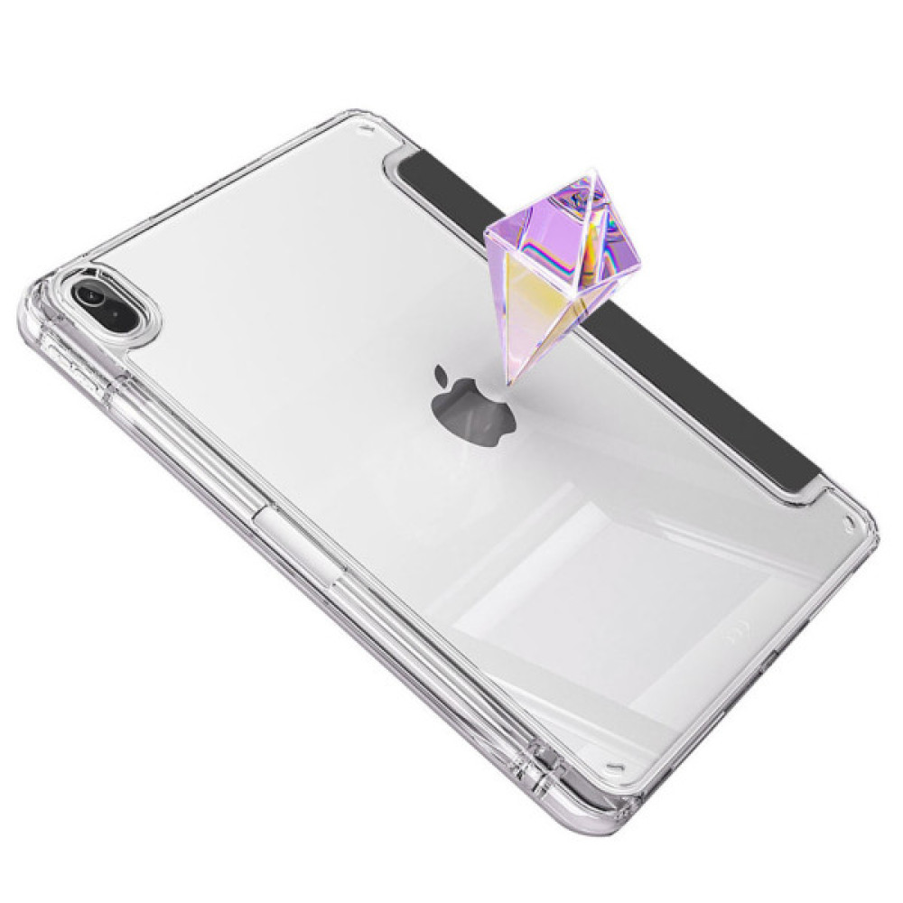 Чохол до планшета BeCover Ultra Slim Origami Transparent Apple Pencil Apple iPad Air (4/5) 2020/2022 10.9" Black (711102)