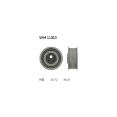 Ролик натягувача ременя SKF VKM 11010