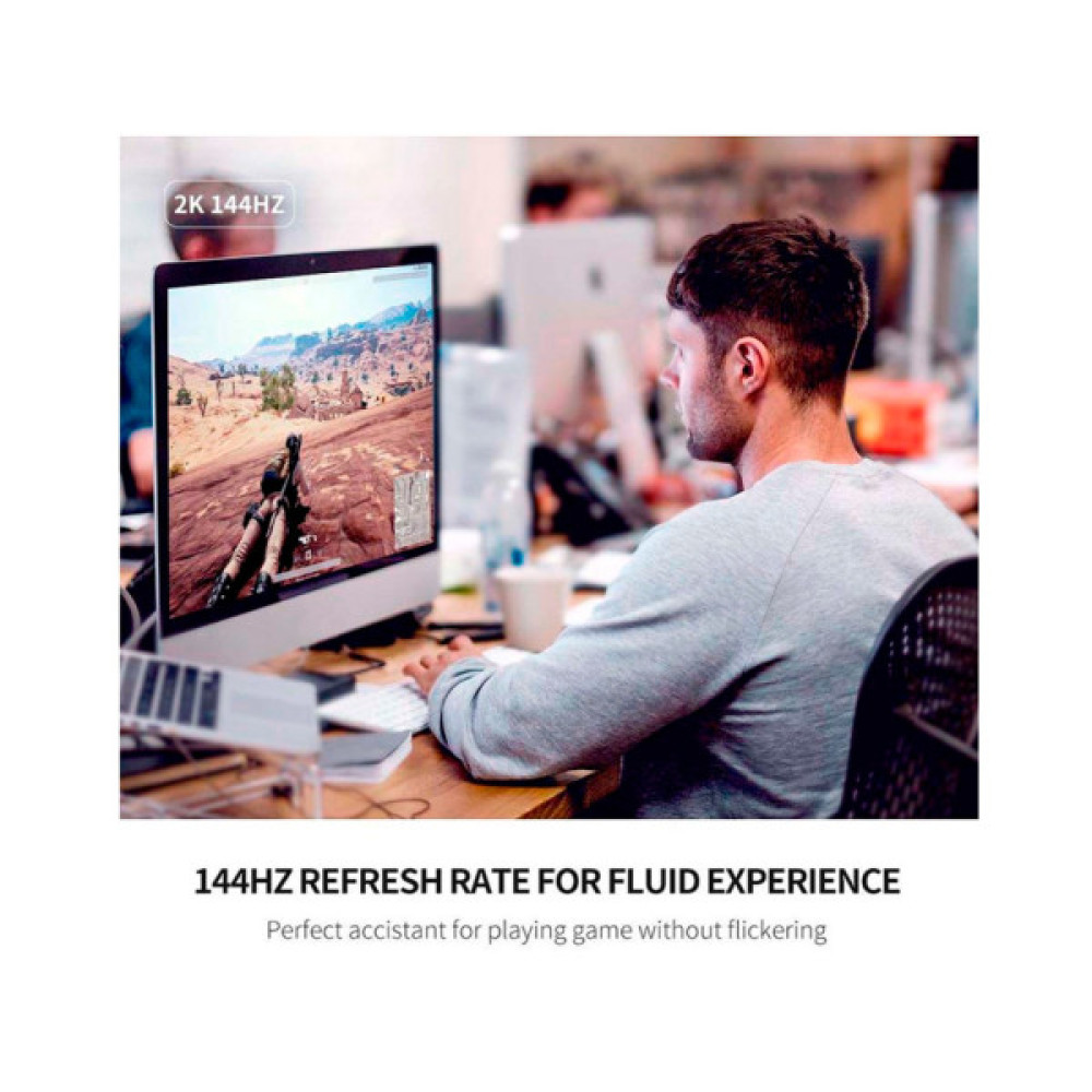 Кабель мультимедійний miniDisplayPort M to DisplayPort M 1.5m MD105 black UGREEN (10477)