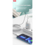 Дата кабель USB-C to Lightning 1.0m 27W braided XO (NBQ236A_White) Дата кабель USB-C to Lightning 1.0m 27W braided XO (NBQ236A_White)