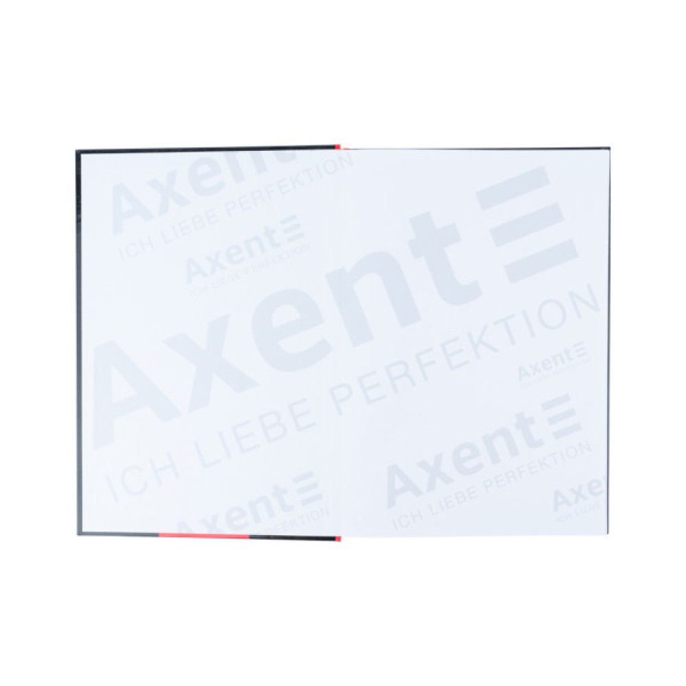 Канцелярська книга Axent Colors А4, 80 аркушів, клітинка, червона (8421-08-A)