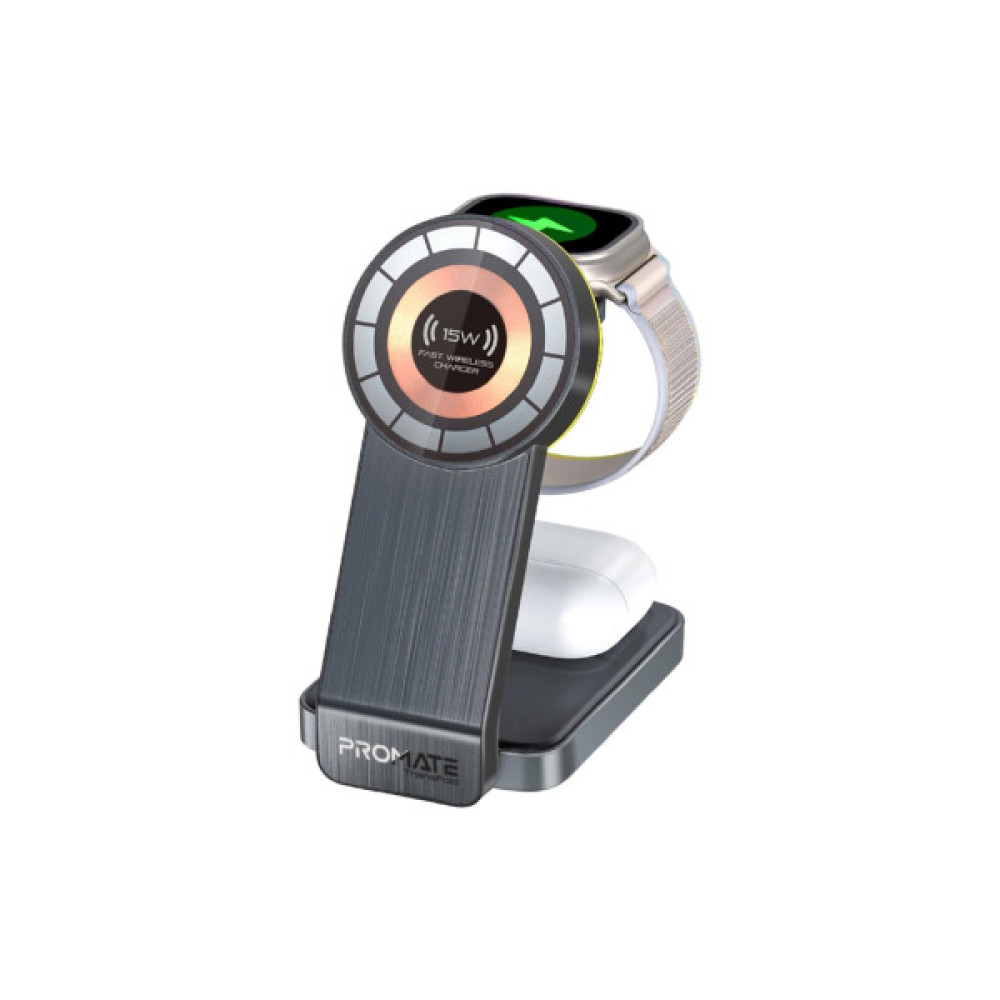 Зарядний пристрій Promate wireless charger transfold (transfold)