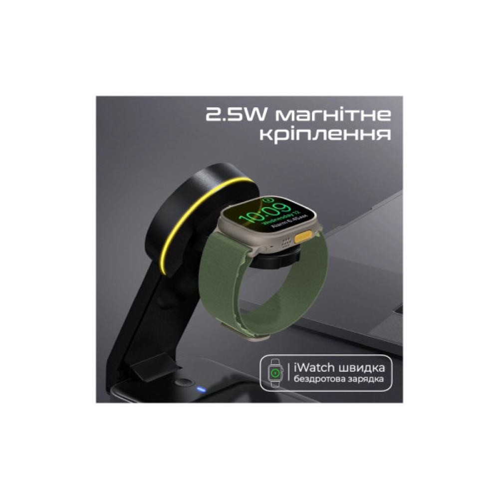 Зарядний пристрій Promate wireless charger transfold (transfold)