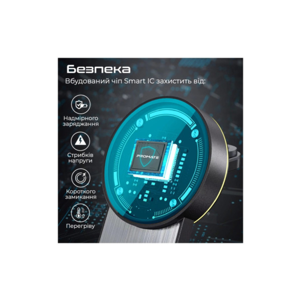 Зарядний пристрій Promate wireless charger transfold (transfold)