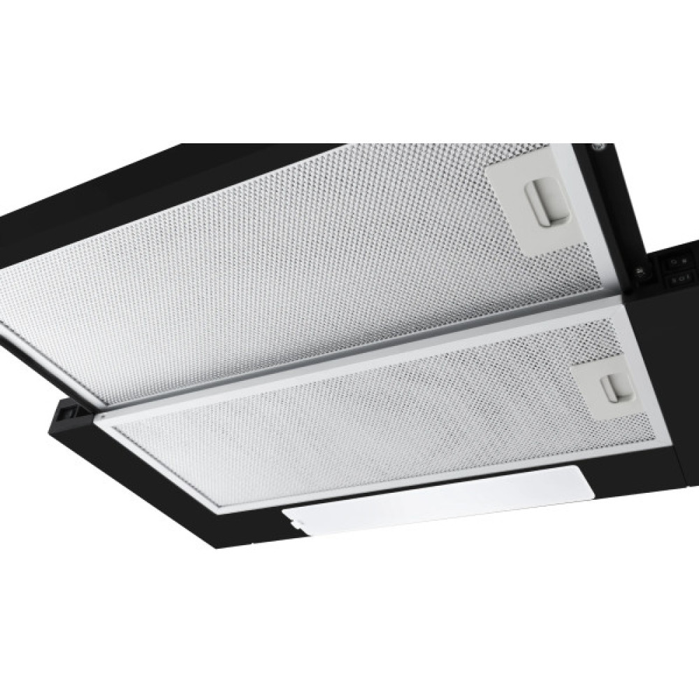 Витяжка Hansa телескопічна, 60см, 270м.куб/год., чорний