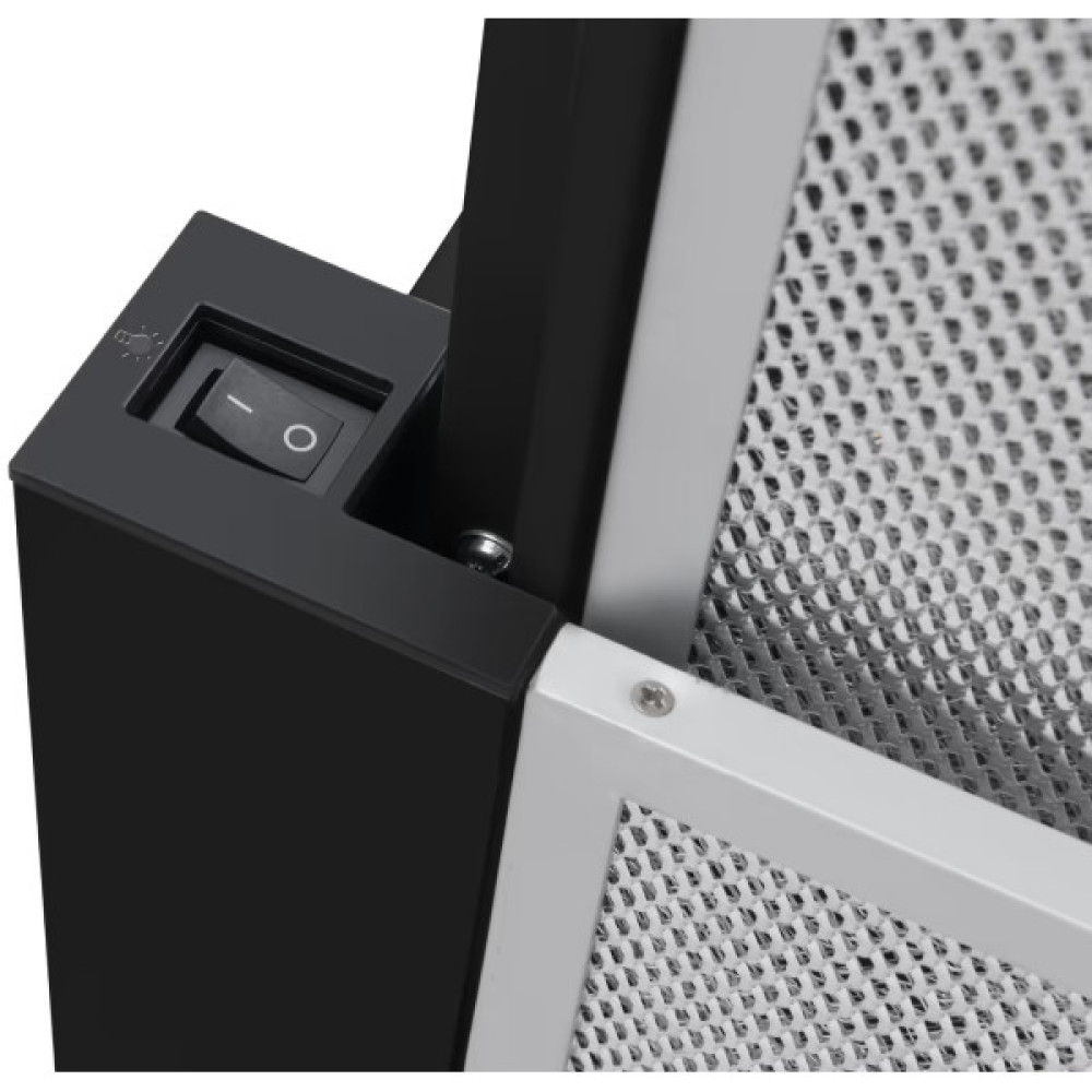 Витяжка Hansa телескопічна, 60см, 270м.куб/год., чорний