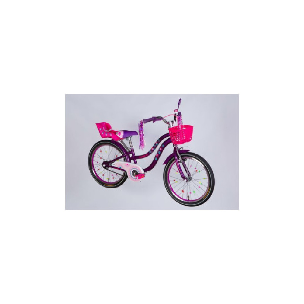 Велосипед Formula 20" Kid FLOWER PREMIUM BH рама-10" ST 2026 фіолетовий (OPS-FRK-20-245)
