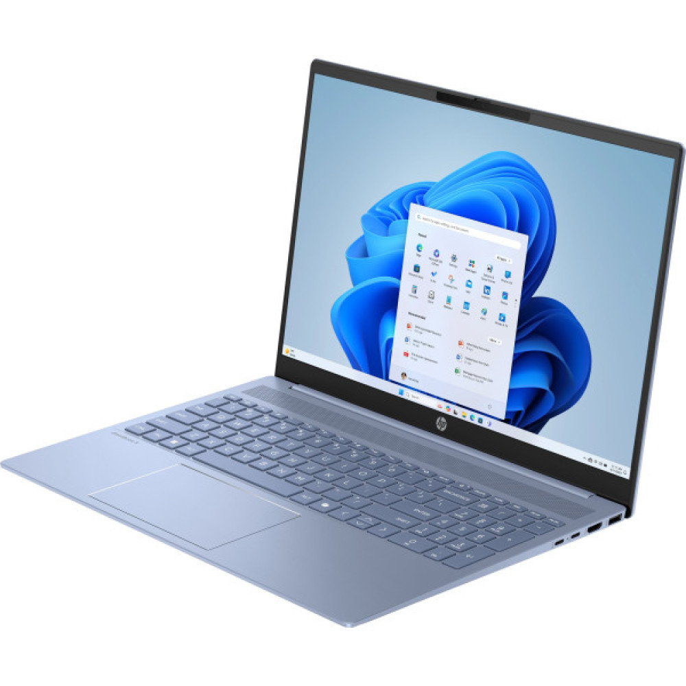 Ноутбук HP OmniBook 5 16-af1006ua 16" WUXGA IPS AG, Intel U5-225U, 16GB, F512GB, UMA, DOS, блакитний