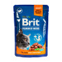 Вологий корм для кішок Brit Premium з лососем для стерилізованих 100 г (8595602548460) Вологий корм для кішок Brit Premium з лососем для стерилізованих 100 г (8595602548460)