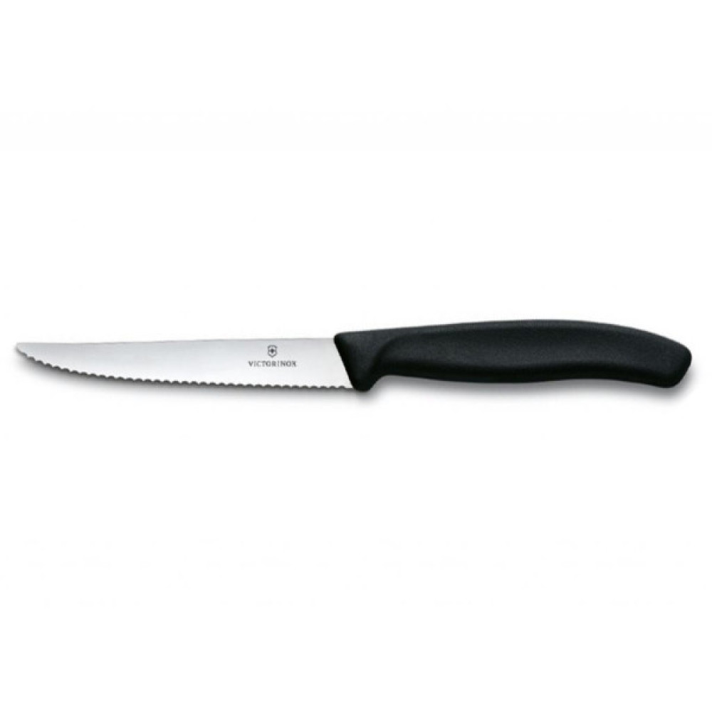 Кухонний ніж Victorinox SwissClassic для стейка 11 см, черный (6.7233.20)
