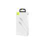 Дата кабель USB-C to USB-C 2.0m Cafule Metal PD 100W white Baseus (CATJK-D02) Дата кабель USB-C to USB-C 2.0m Cafule Metal PD 100W white Baseus (CATJK-D02)