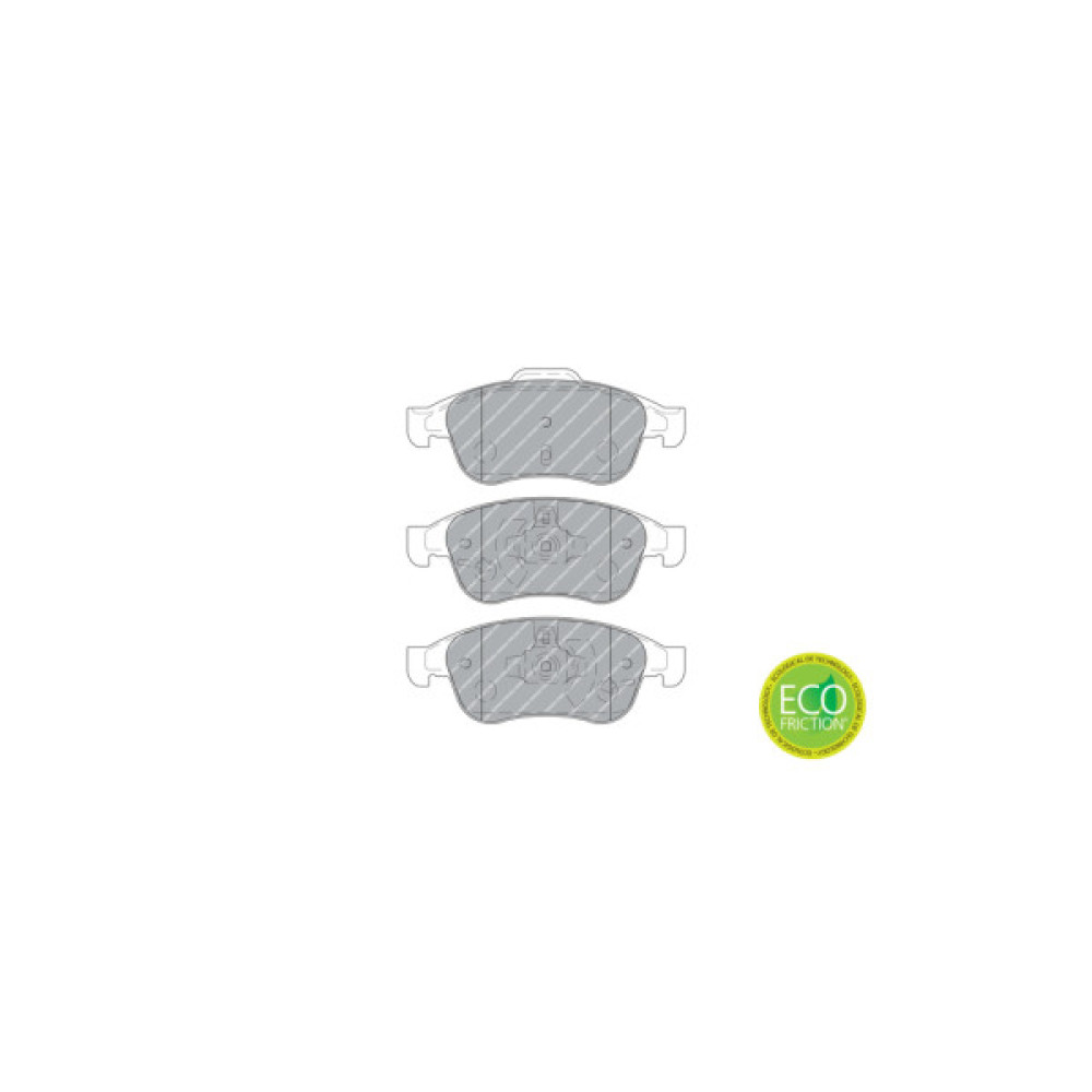 Гальмівні колодки FERODO FDB4180