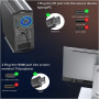 Кабель мультимедійний DisplayPort M to HDMI M 2.0m 4K60Hz Choetech (XDH01-BK)