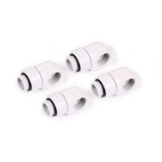 Фітинг для СРО Alphacool Eiszapfen L-connector rotatable - 4pcs Set - White (17619)