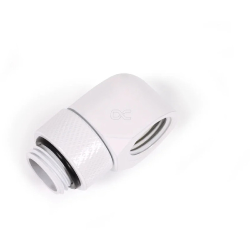 Фітинг для СРО Alphacool Eiszapfen L-connector rotatable - 4pcs Set - White (17619)