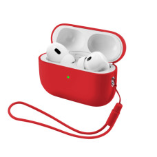 Чохол для навушників Armorstandart Silicone Case with straps For Apple AirPods Pro 3 Red (ARM91285)