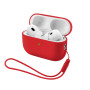 Чохол для навушників Armorstandart Silicone Case with straps For Apple AirPods Pro 3 Red (ARM91285)