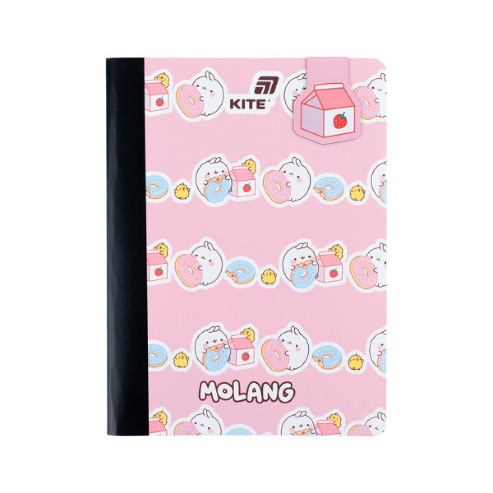 Блокнот Kite з магнітною закладкою Molang А5, 60 аркушів, клітинка (ML25-192)