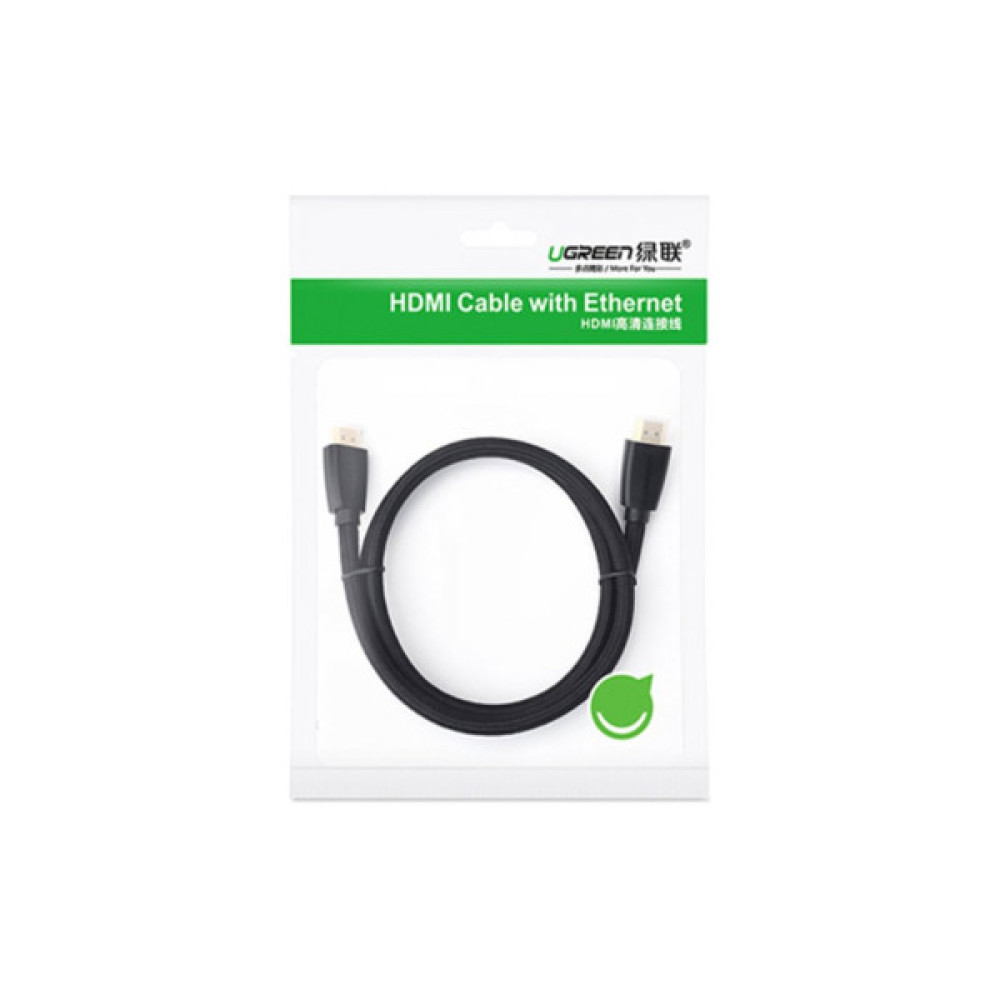 Кабель мультимедійний HDMI to HDMI 1.5m HD118 Nylon Braid (Black) Ugreen (40409)