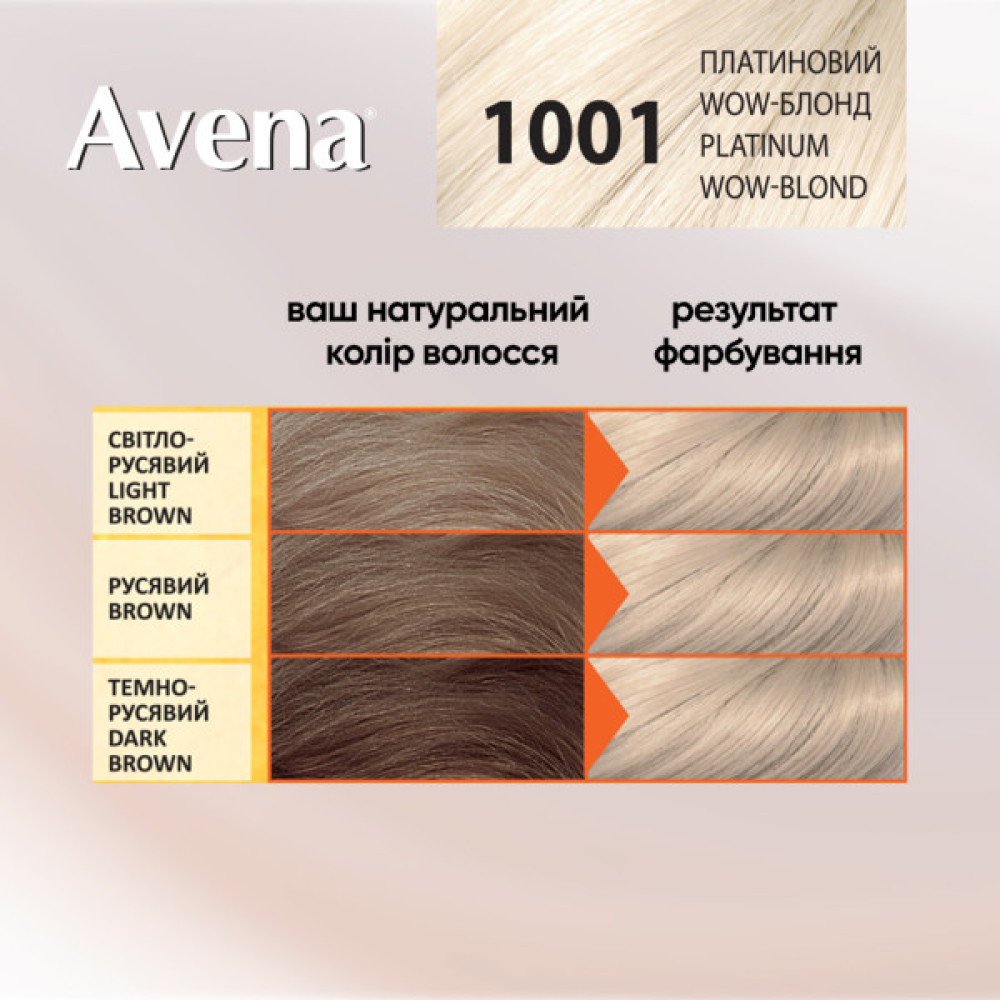 Фарба для волосся Acme Color Avena Blond Color Стійка 1001 - Платиновий wow-блонд (4823115502513)