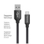 Дата кабель USB 2.0 AM to USB-C 2.0m black ColorWay (CW-CBUC008-BK)