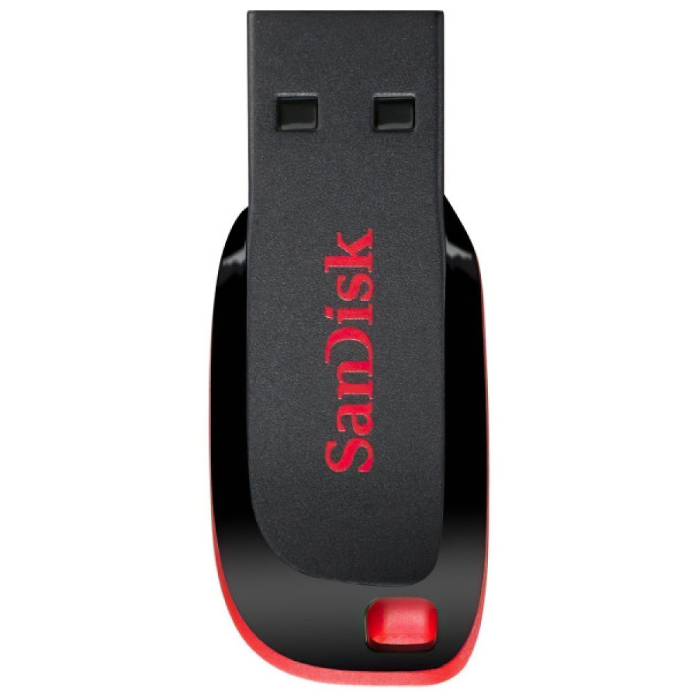 Накопичувач SanDisk   32GB USB 2.0 Type-A Cruzer Blade Чорний