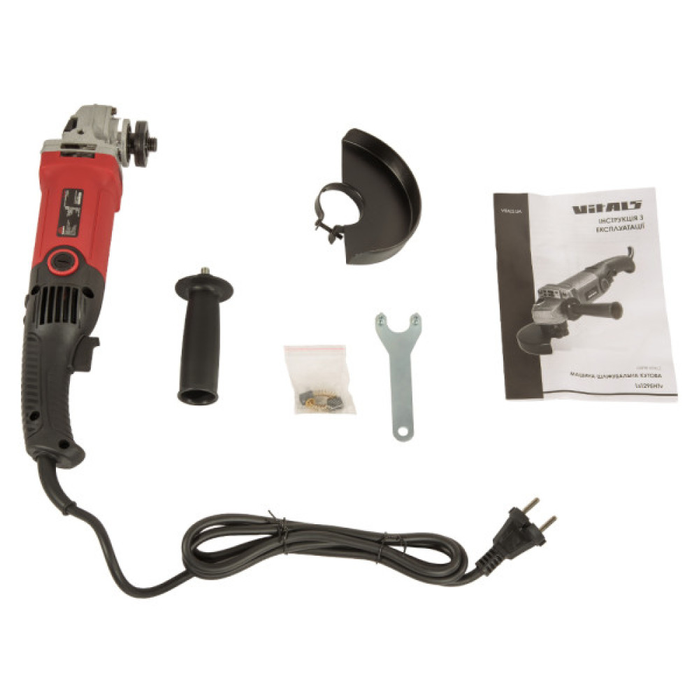 Шліфувальна машина Vitals Ls 1295HTv, 950W, 125мм, 0–10000об/хв, 2.0кг (230483)