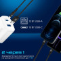Зарядний пристрій Promate 17W USB-C + USB-A (biplug-2.white) Зарядний пристрій Promate 17W USB-C + USB-A (biplug-2.white)