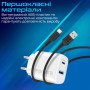 Зарядний пристрій Promate 17W USB-C + USB-A (biplug-2.white) Зарядний пристрій Promate 17W USB-C + USB-A (biplug-2.white)