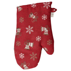 Кухонна прихватка Прованс Рукавиця Дзвіночки на червоному (036846)