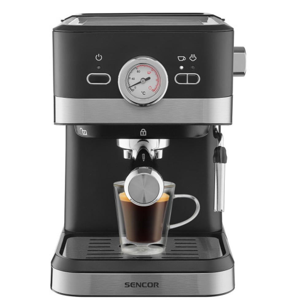 Ріжкова кавоварка еспресо Sencor SES 1721BK