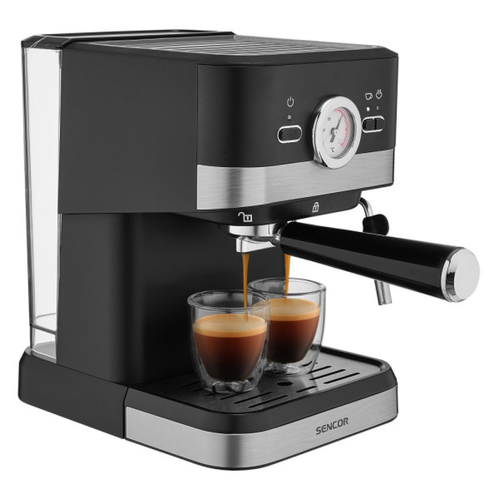 Ріжкова кавоварка еспресо Sencor SES 1721BK
