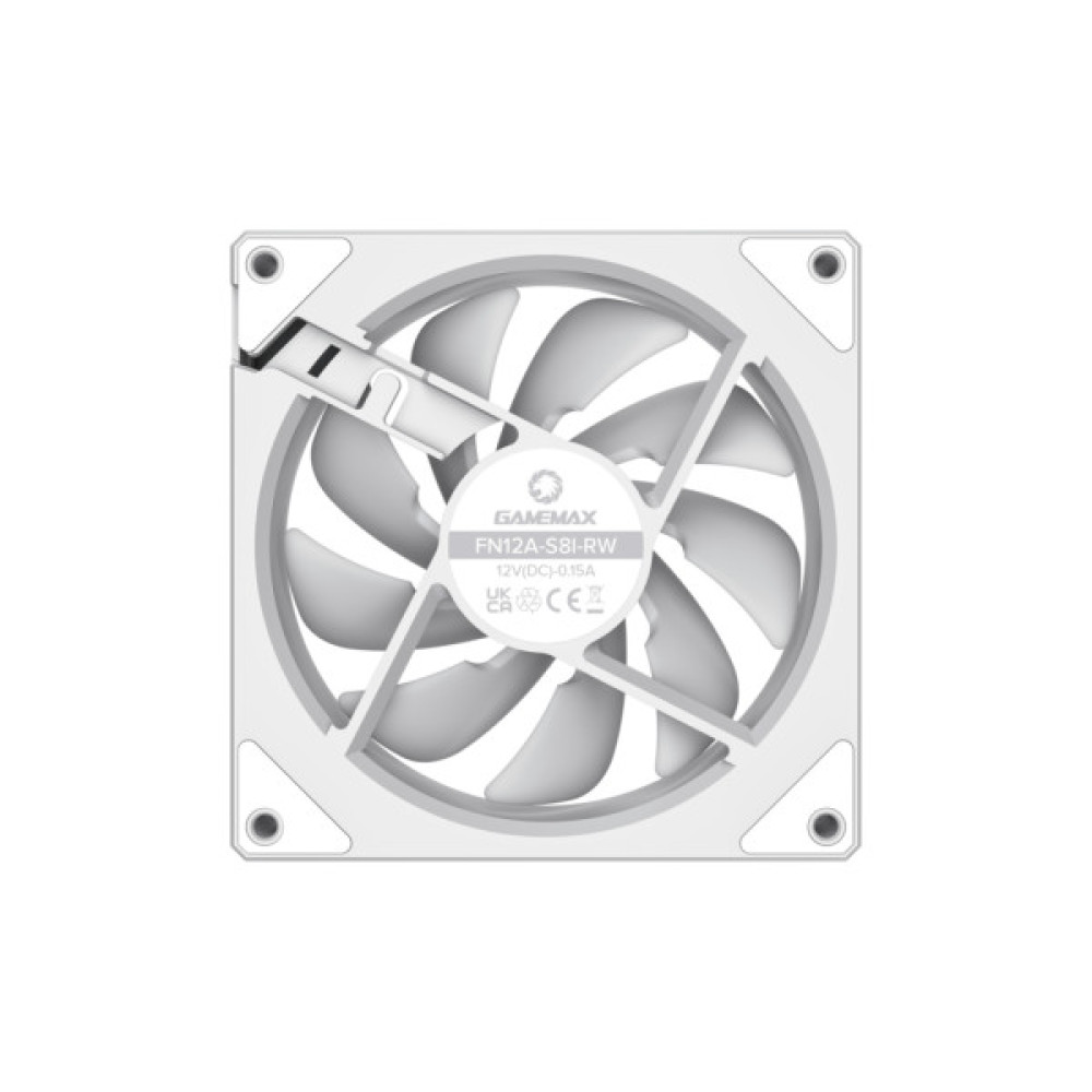 Кулер до корпусу Gamemax FN12A-S8I-RW