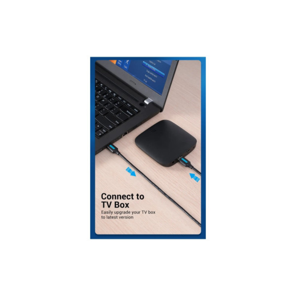 Дата кабель USB 3.0 AM/AM 1.5m PVC black Vention (CONBG)