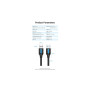 Дата кабель USB 3.0 AM/AM 1.5m PVC black Vention (CONBG)