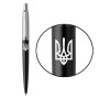 Ручка кулькова Parker JOTTER 17 UKRAINE Bond Street Black CT BP Трезубец (16232_T001w) Ручка кулькова Parker JOTTER 17 UKRAINE Bond Street Black CT BP Трезубец (16232_T001w)